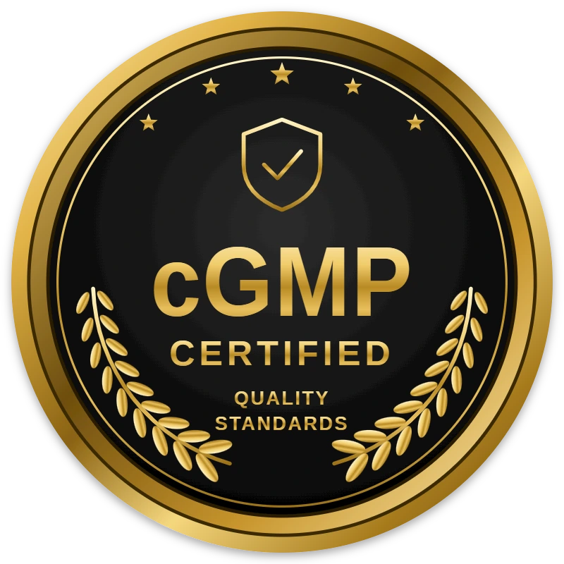 cGMP certified seal