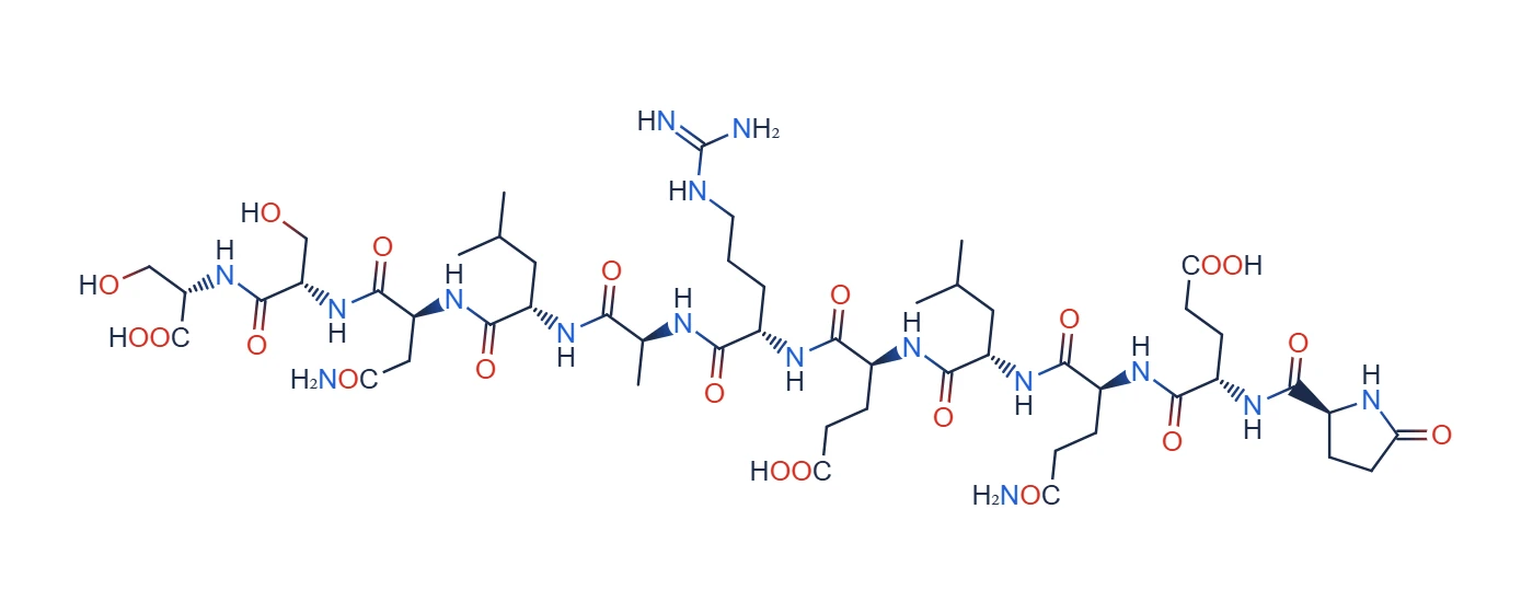 Chemical structure of ARA-290 (cibinetide)